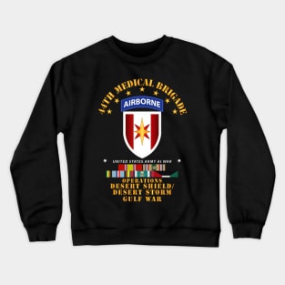 44th Medical Brigade - Desert Shield - Storm w DS Svc Crewneck Sweatshirt